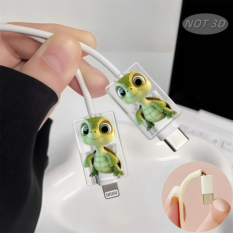 Sleeved Cable Kit - 2D Platte 2 stks Leuke Cartoon