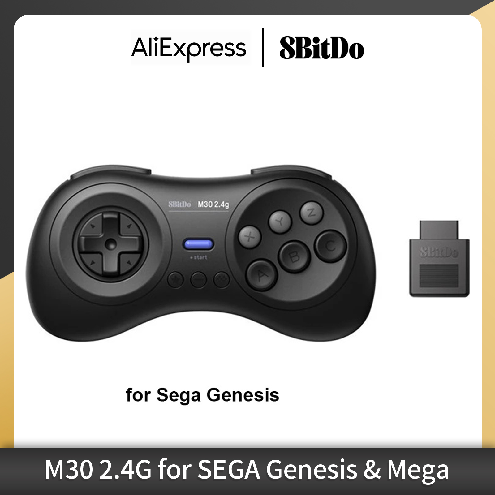 Gaming Accessories Driving - 8BitDo M30 2.4G draadloze gamepad-gamingcontroller voor