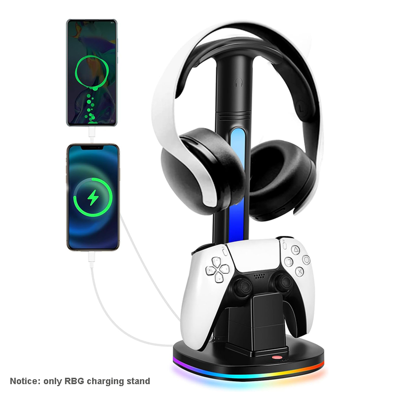 Headset Stand Rgb - Controller Laadstation W Rgb Hoofdtelefoon Stand