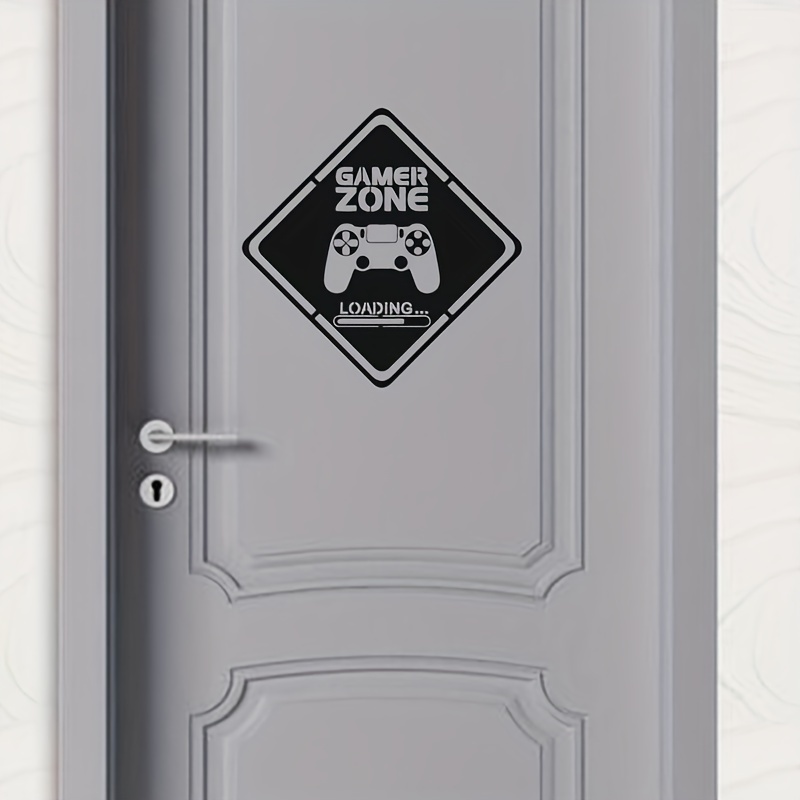 Gaming Accessories Wallpaper - 1Pc Gamer Zone Deur Sticker Muur