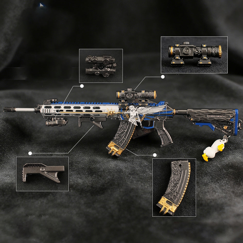 Gaming Accessories For Kids - 22cm Afneembaar Speelgoedpistool Sleutelhanger Metalen Model