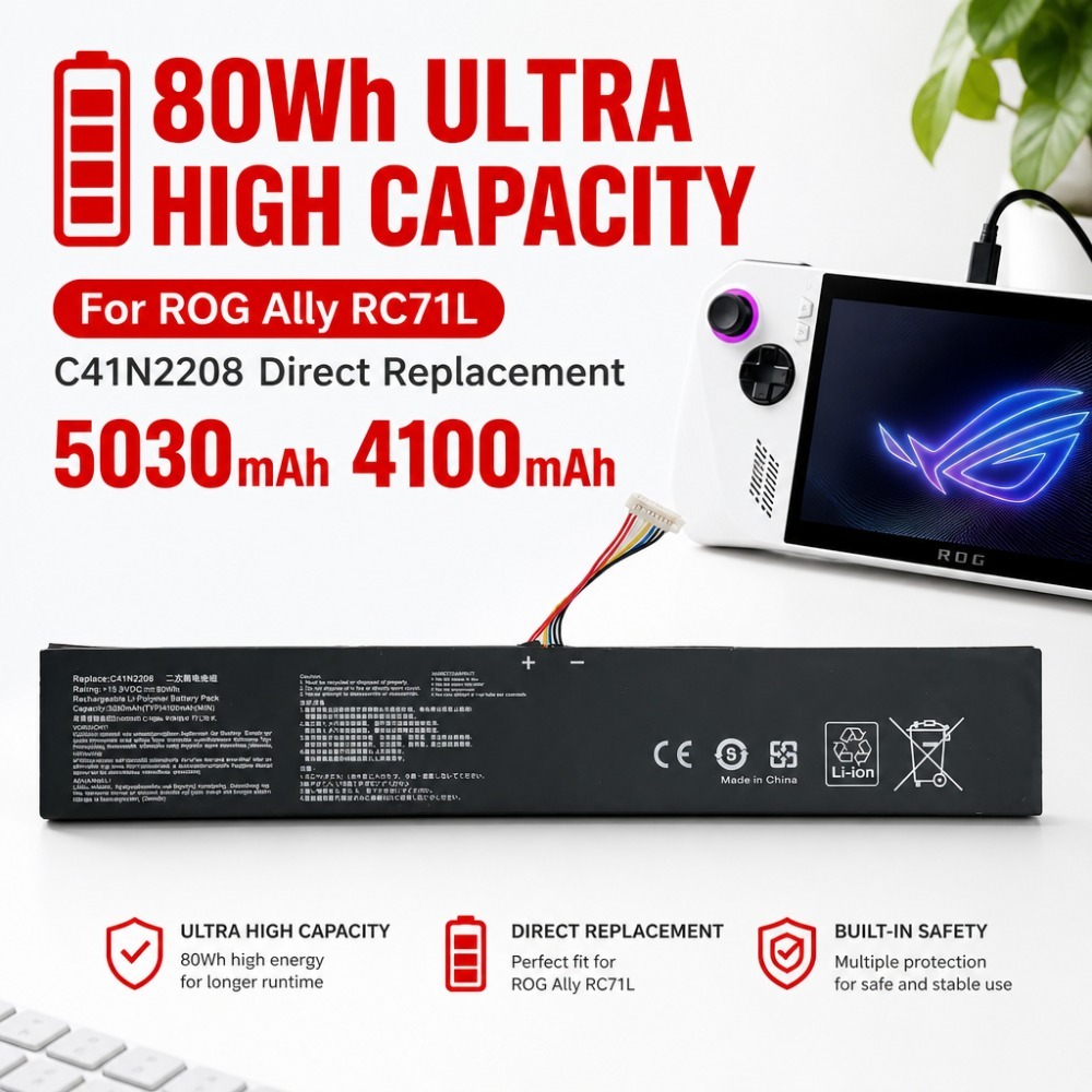 80Wh 5030mAh 4100mAh Voor ASUS - Gaming Accessories Asus recensie en prijs