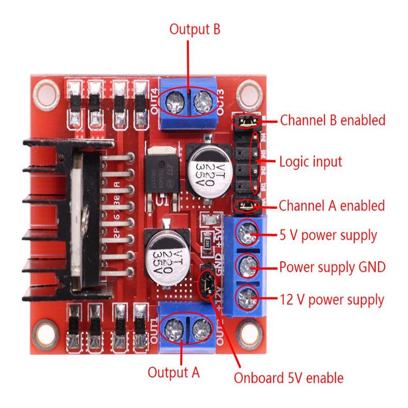 L298N Motor Drive Module Dc St - Gaming Accessories Driving recensie en prijs