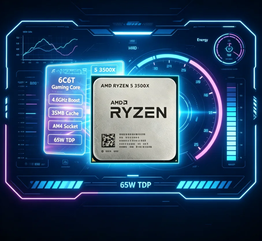 AMD Ryzen 5 3500X AM4 Desktop  - Amd Cpu Ryzen 5 recensie en prijs