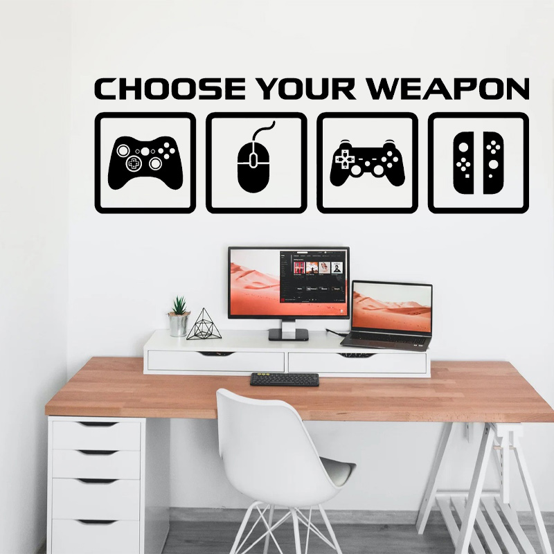 Video Game Decor Muurtattoo Ki - Gaming Accessories Wallpaper recensie en prijs