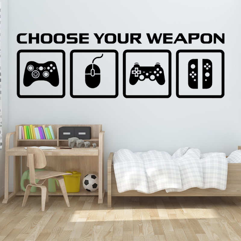 Video Game Decor Muurtattoo Ki - Gaming Accessories Wallpaper recensie en prijs