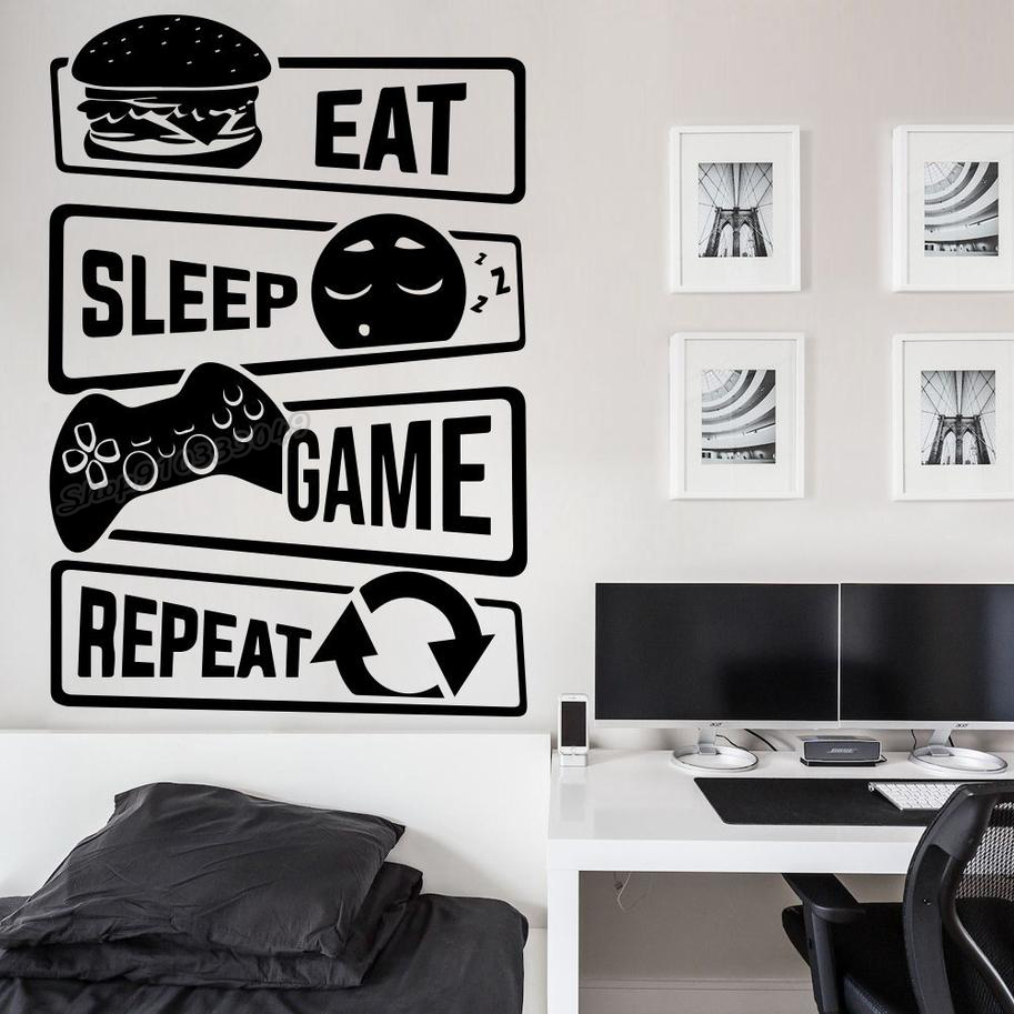 Eet Slaap Spel Herhalen Gamer  - Gaming Accessories Wallpaper recensie en prijs