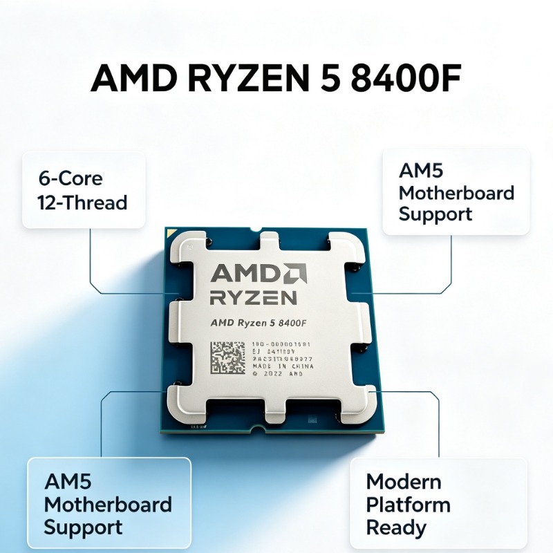 Ryzen 5 8400F AM5 Socket Gamin - Amd Cpu Ryzen 5 recensie en prijs
