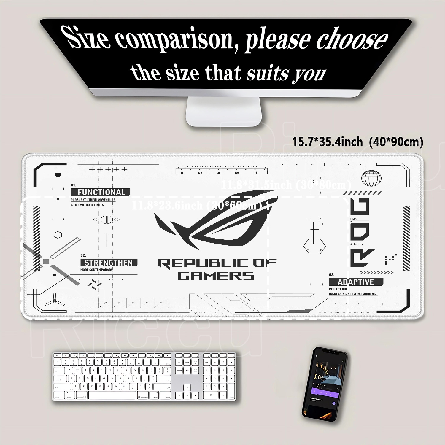 R-ROG Grote Gaming Muismat A-A - Gaming Accessories Asus recensie en prijs