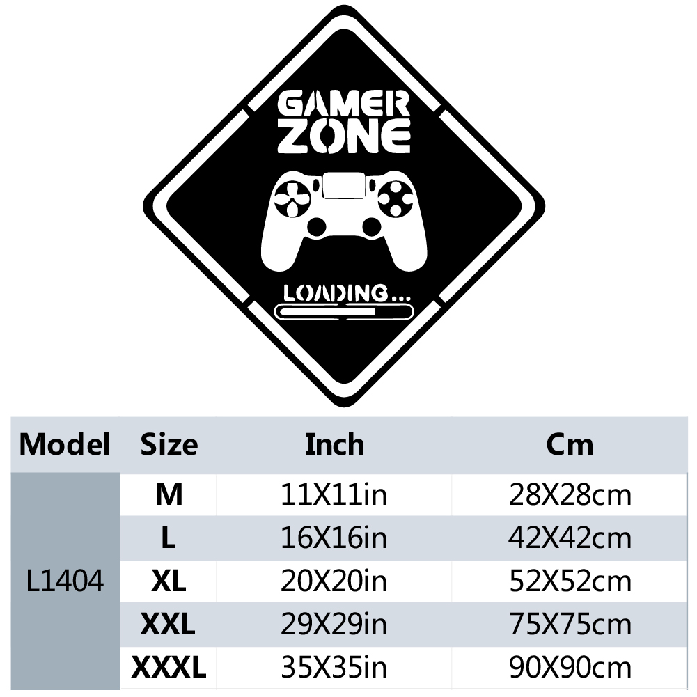 1Pc Gamer Zone Deur Sticker Mu - Gaming Accessories Wallpaper recensie en prijs
