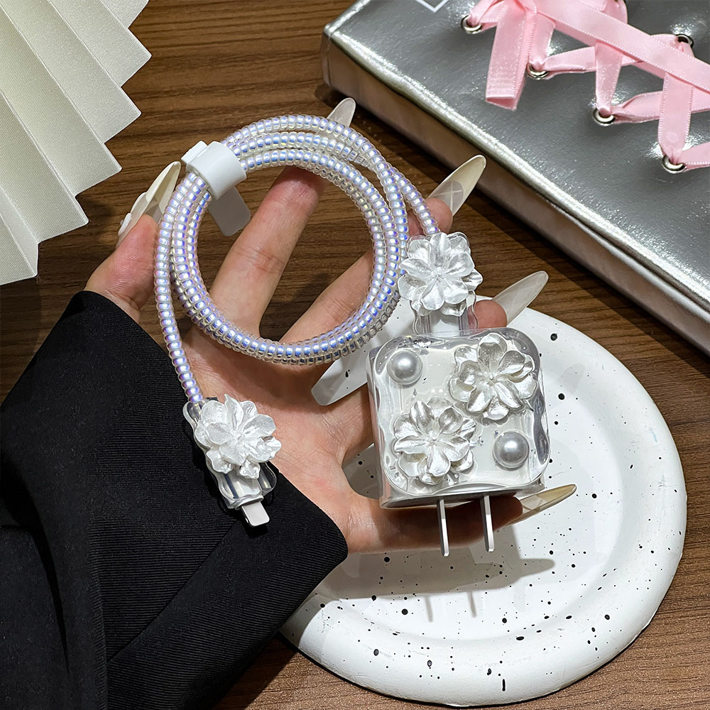 Schattige 3D parel opladerbesc - Sleeved Cable Kit recensie en prijs