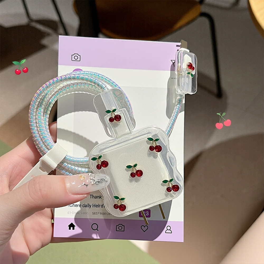 Schattige 3D parel opladerbesc - Sleeved Cable Kit recensie en prijs