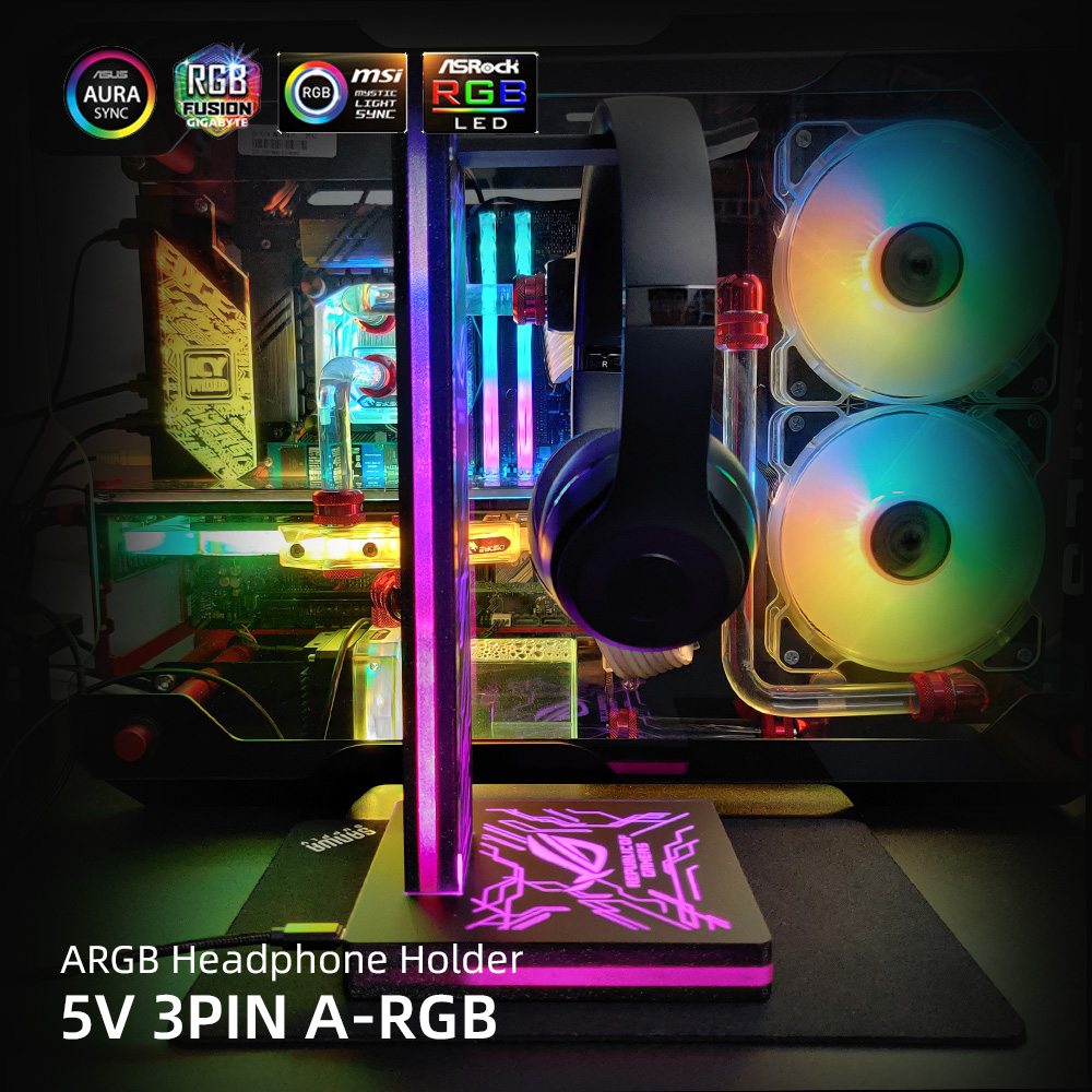 ARGB Hoofdtelefoonhouder PC Ve - Headset Stand Rgb recensie en prijs